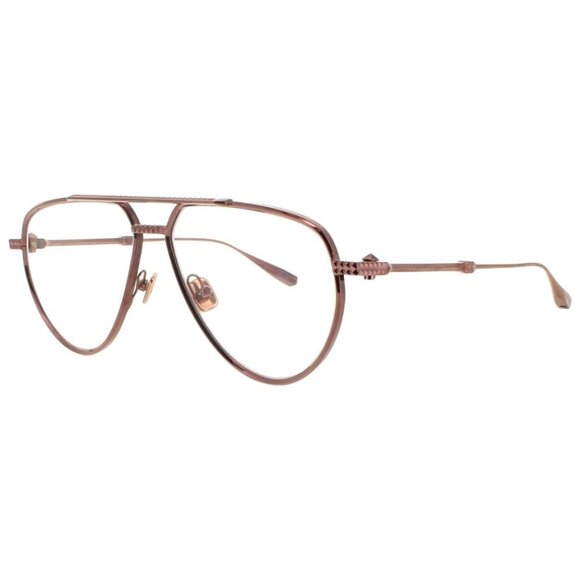 NWT VALENTINO EYEGLASSES AVIATOR UNISEX GOLD ROSE EYEWEAR - Picture 1 of 3
